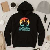 Funny Squirrel Whisperer Art Squirrel Lover Hoodie thumb 3