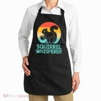 Funny Squirrel Whisperer Art Squirrel Lover Apron thumb 2