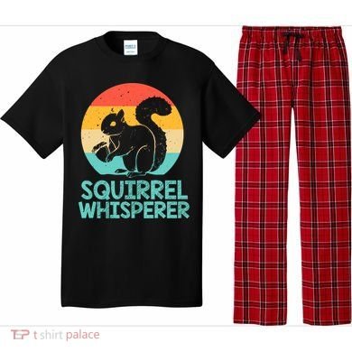 Funny Squirrel Whisperer Art Squirrel Lover Pajama Set