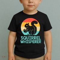 Funny Squirrel Whisperer Art Squirrel Lover Toddler T-Shirt thumb 2