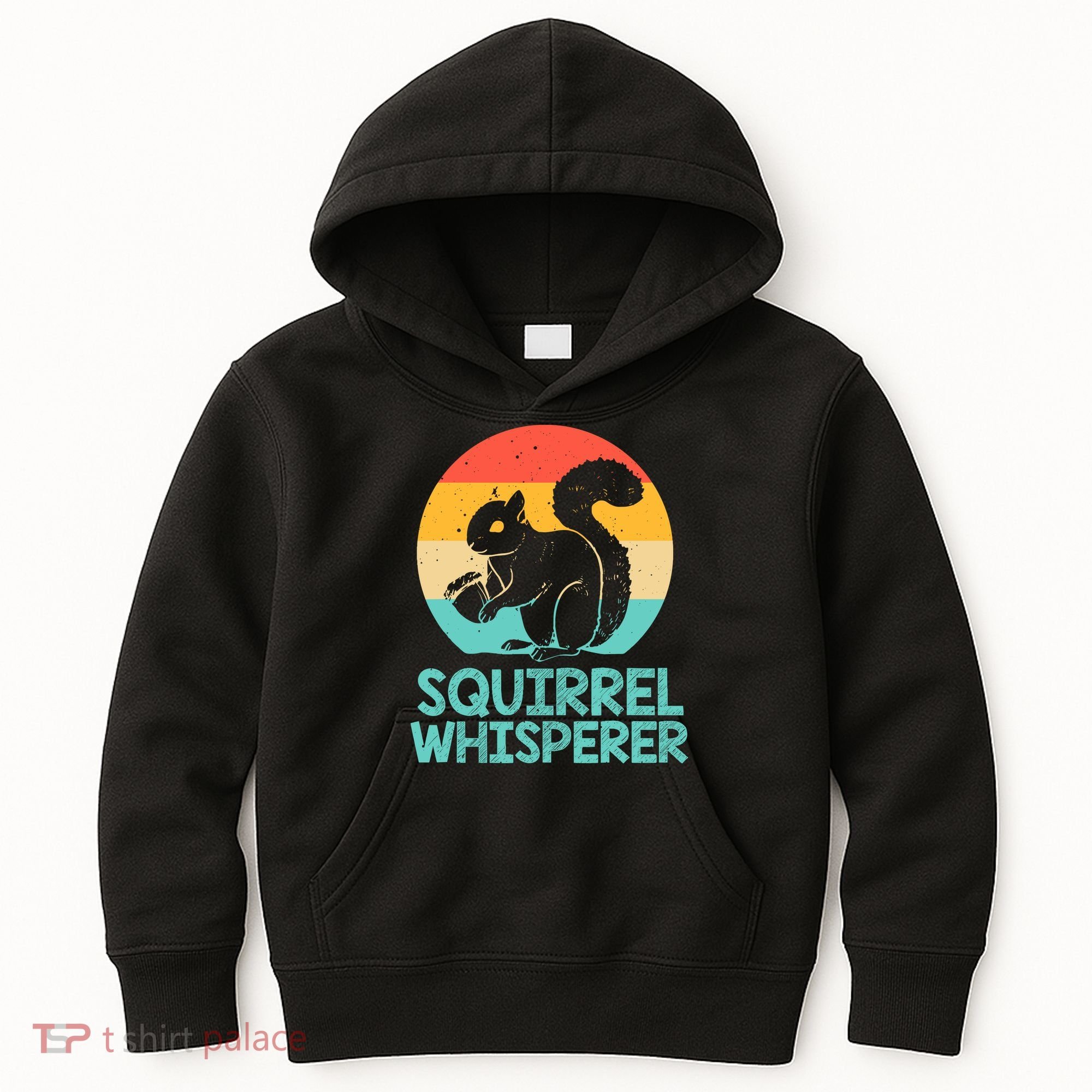 Funny Squirrel Whisperer Art Squirrel Lover Kids Hoodie