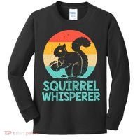 Funny Squirrel Whisperer Art Squirrel Lover Kids Long Sleeve Shirt thumb 0