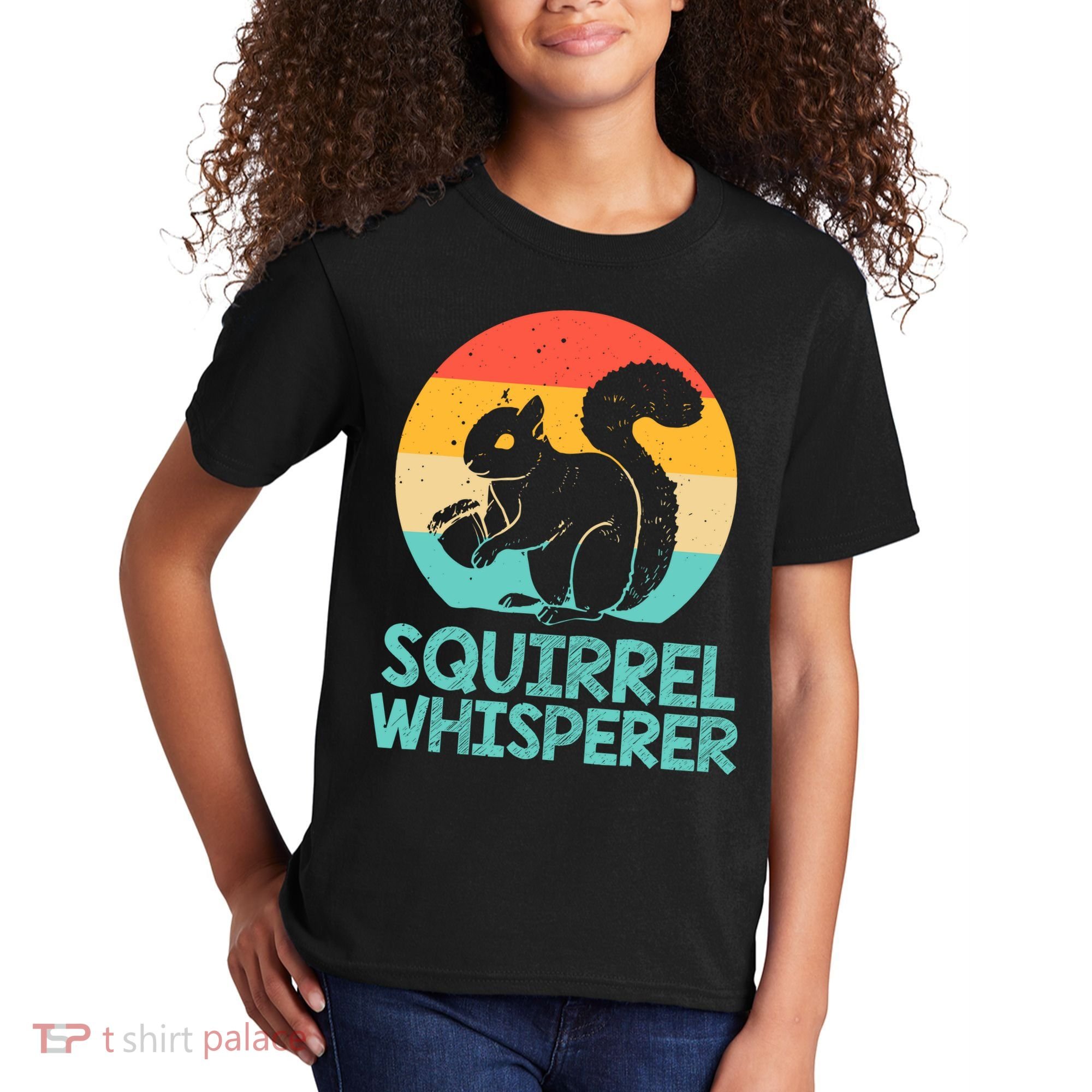 Funny Squirrel Whisperer Art Squirrel Lover Kids T-Shirt