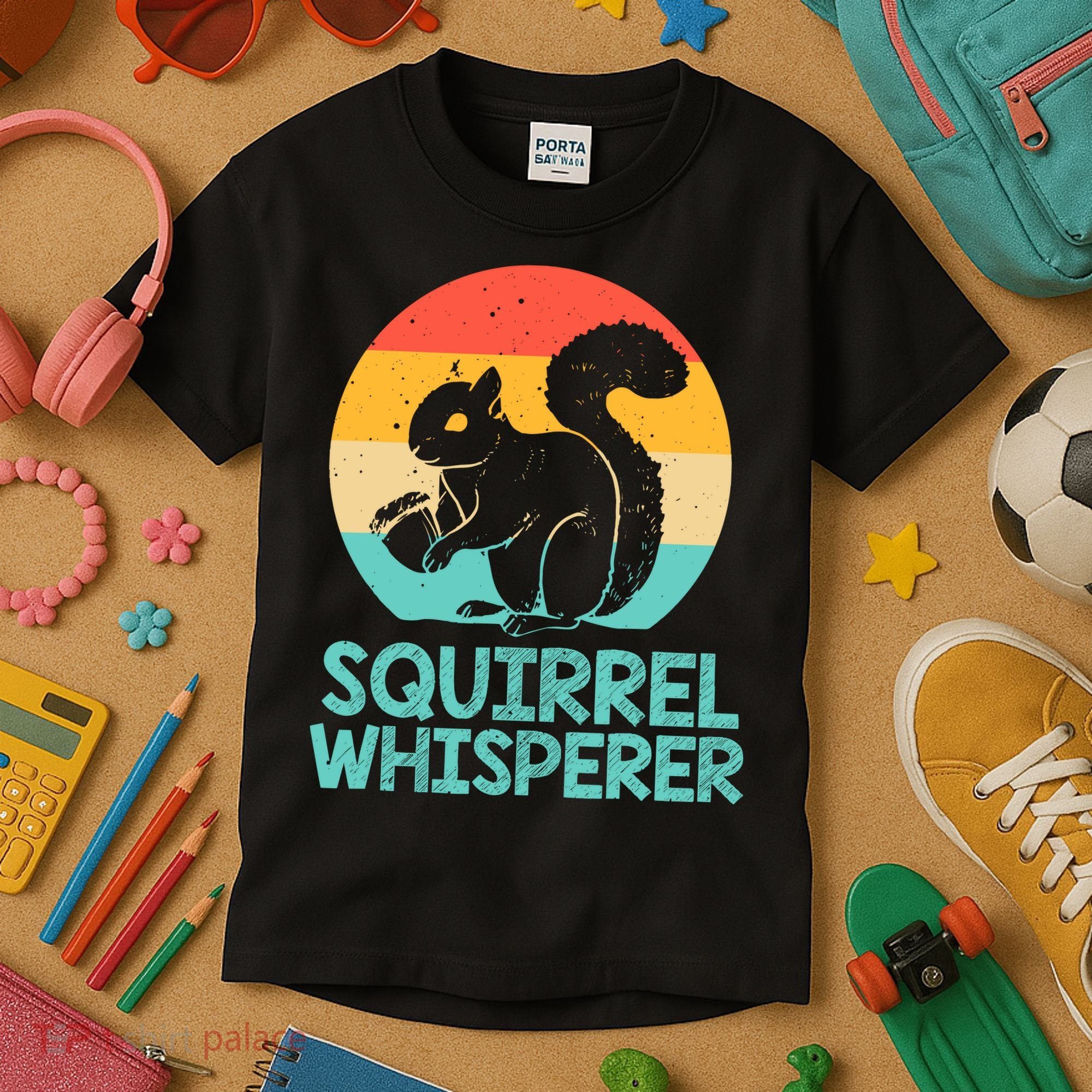 Funny Squirrel Whisperer Art Squirrel Lover Kids T-Shirt