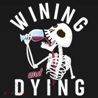 Funny Skeleton Wining And Dying Kids Sweatshirt thumb 2