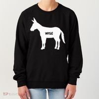 Funny Sarcastic Wise Donkey Lovers Women's Sweatshirt thumb 0