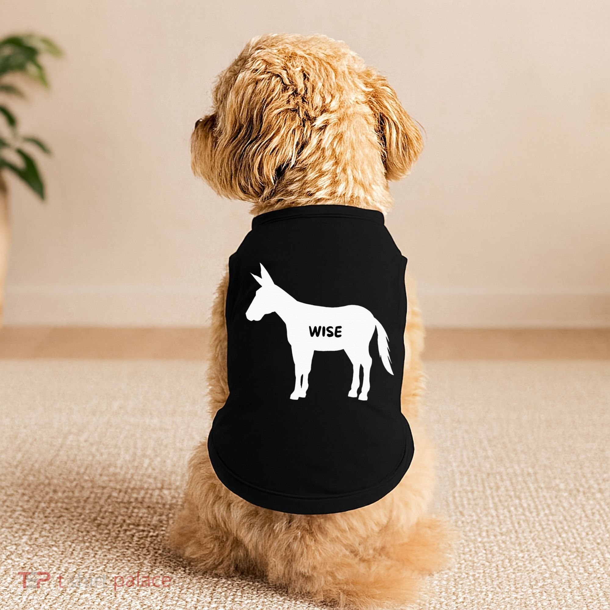 Funny Sarcastic Wise Donkey Lovers Doggie Tank