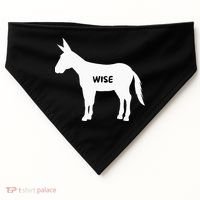 Funny Sarcastic Wise Donkey Lovers USA-Made Doggie Bandana thumb 0