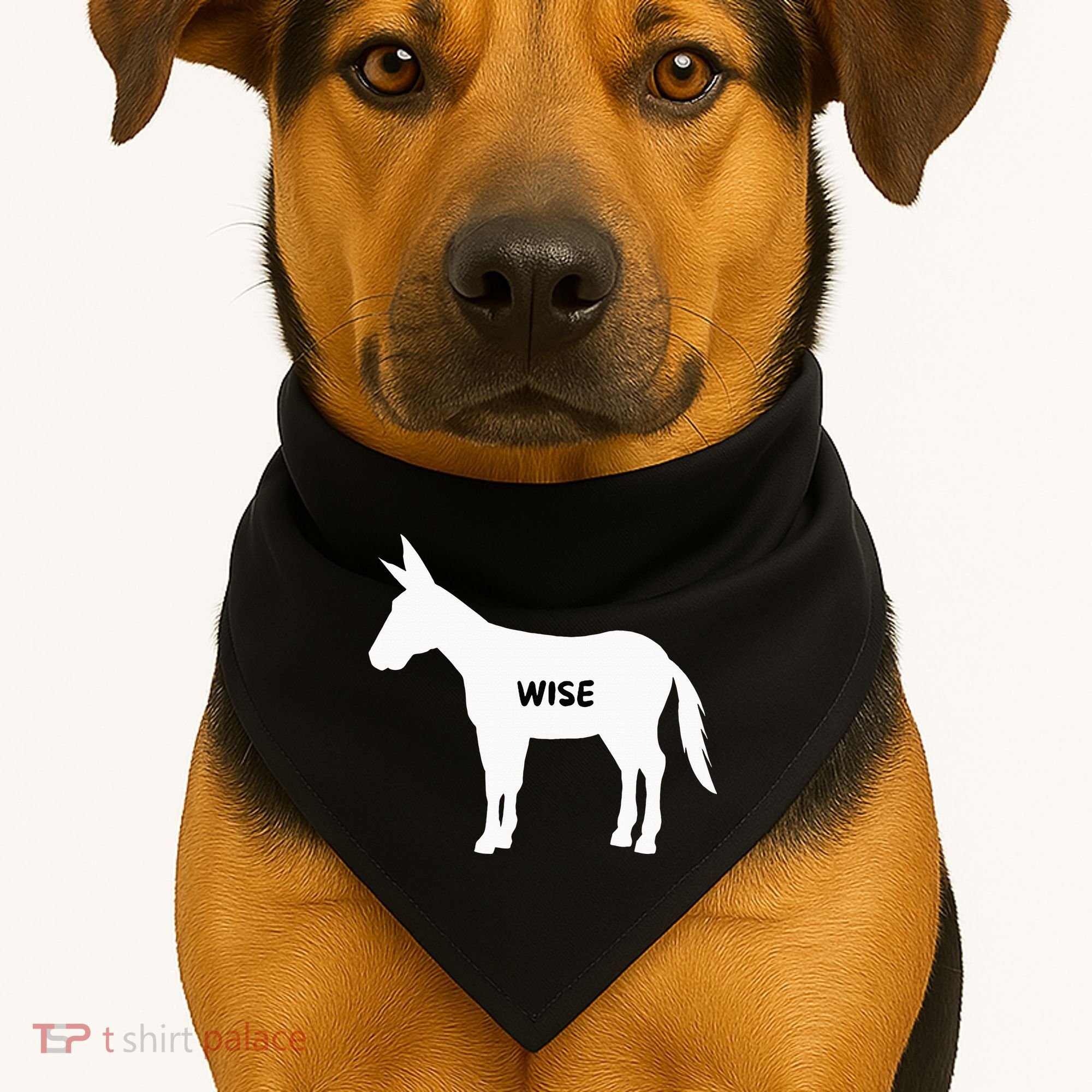 Funny Sarcastic Wise Donkey Lovers USA-Made Doggie Bandana