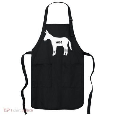 Funny Sarcastic Wise Donkey Lovers Apron