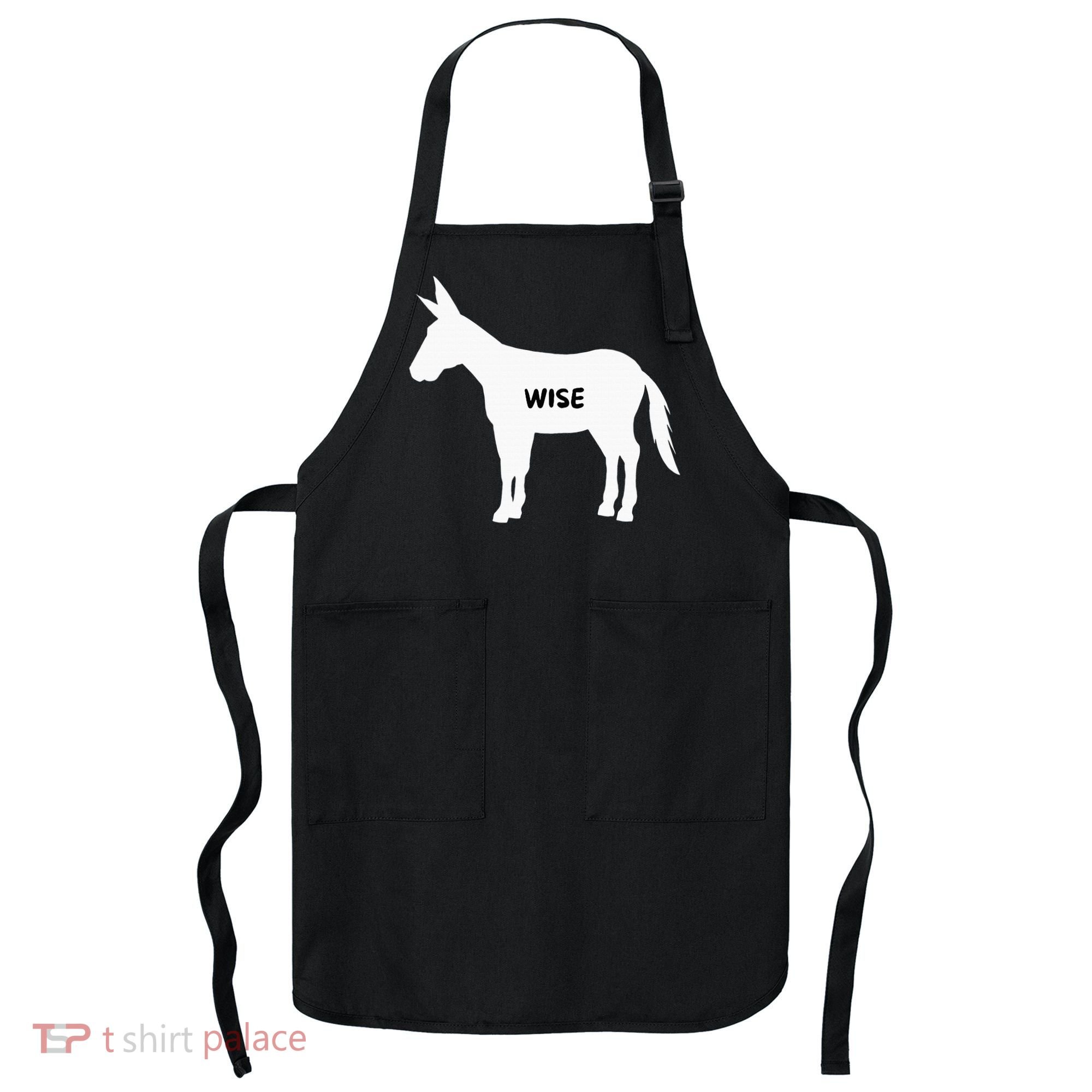 Funny Sarcastic Wise Donkey Lovers Apron
