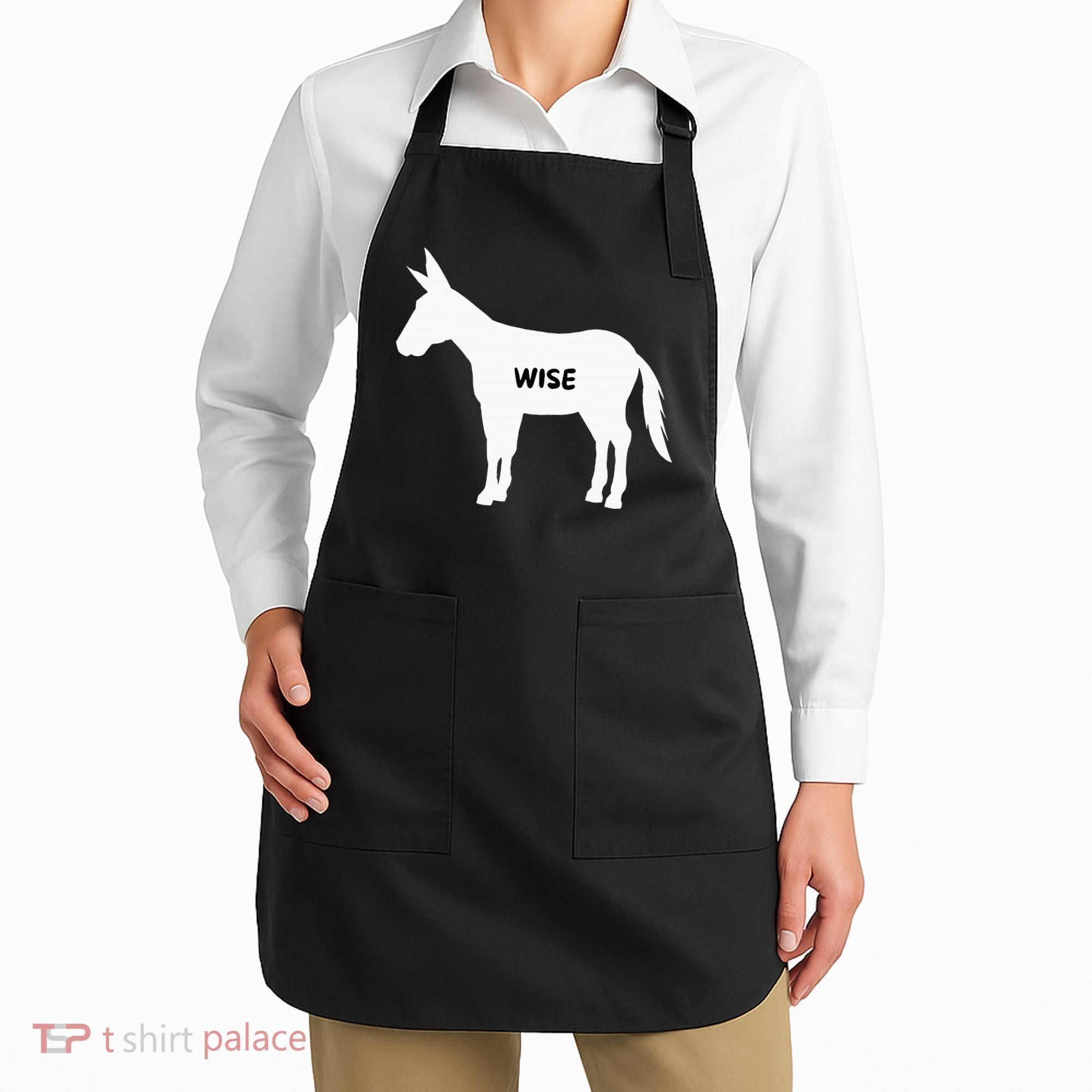 Funny Sarcastic Wise Donkey Lovers Apron