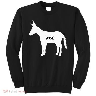 Funny Sarcastic Wise Donkey Lovers Sweatshirt