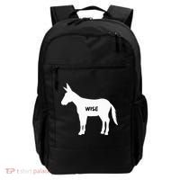 Funny Sarcastic Wise Donkey Lovers Backpack thumb 0