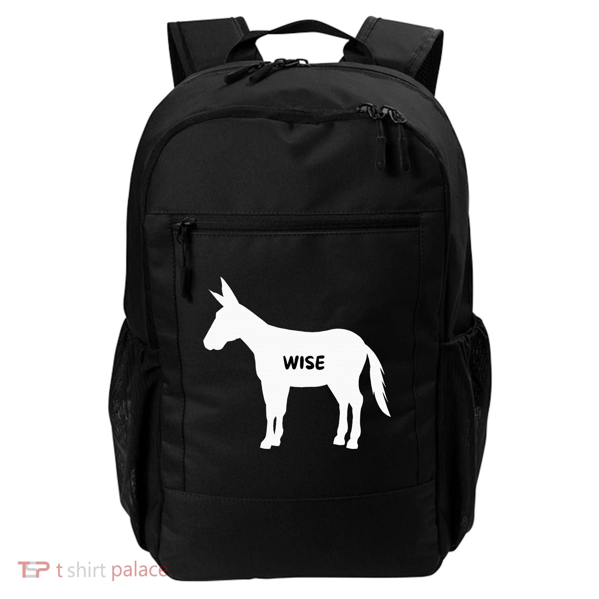 Funny Sarcastic Wise Donkey Lovers Backpack