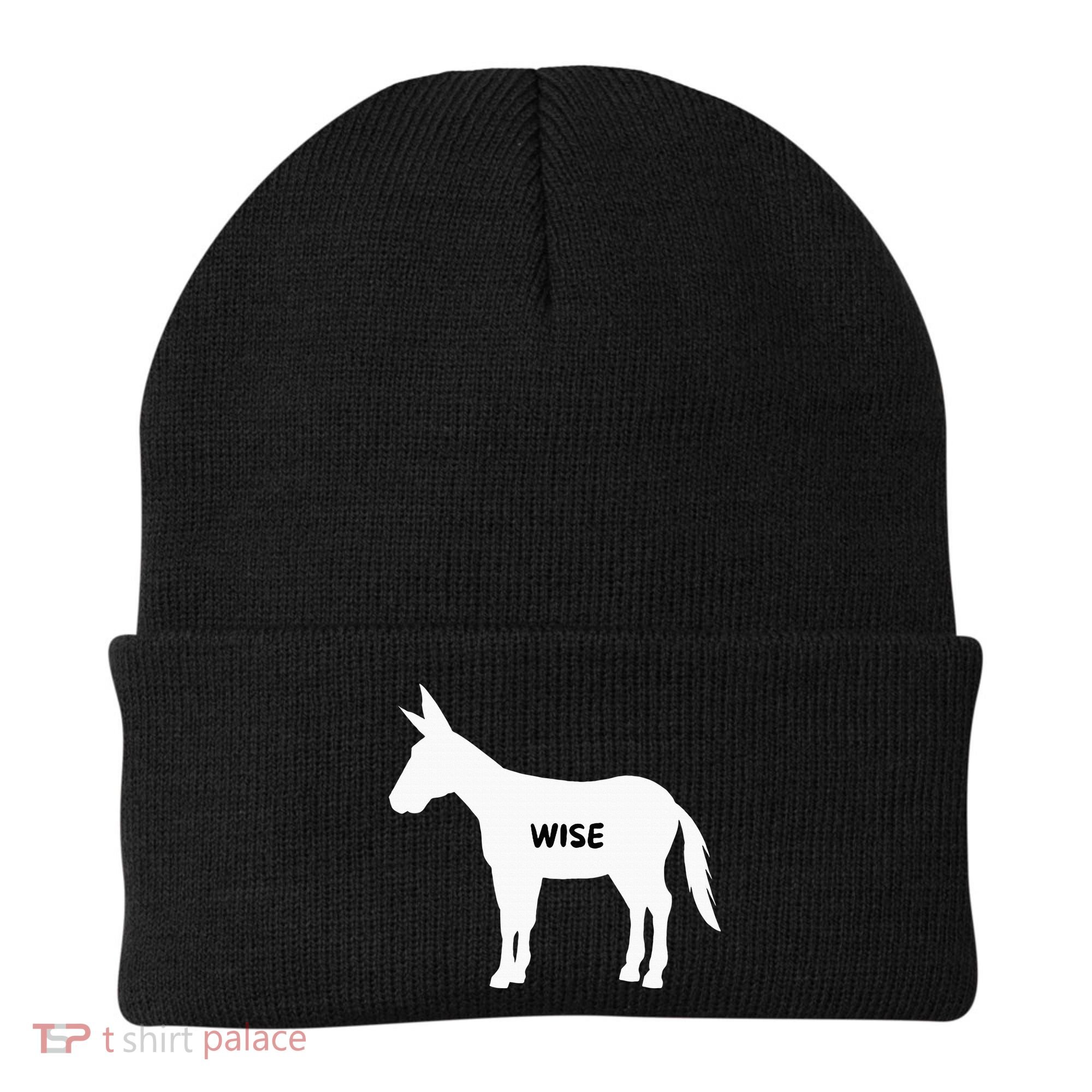 Funny Sarcastic Wise Donkey Lovers Beanie