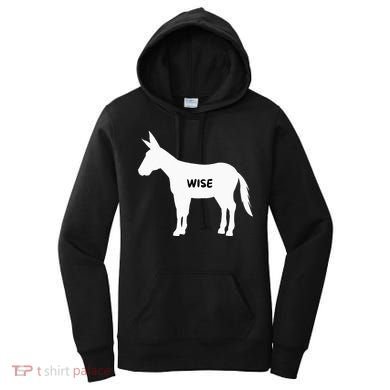 Funny Sarcastic Wise Donkey Lovers Women's Hoodie