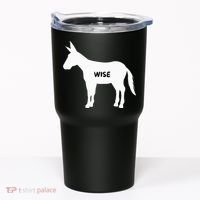 Funny Sarcastic Wise Donkey Lovers Tumbler thumb 0