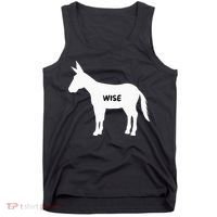 Funny Sarcastic Wise Donkey Lovers Tank Top thumb 0