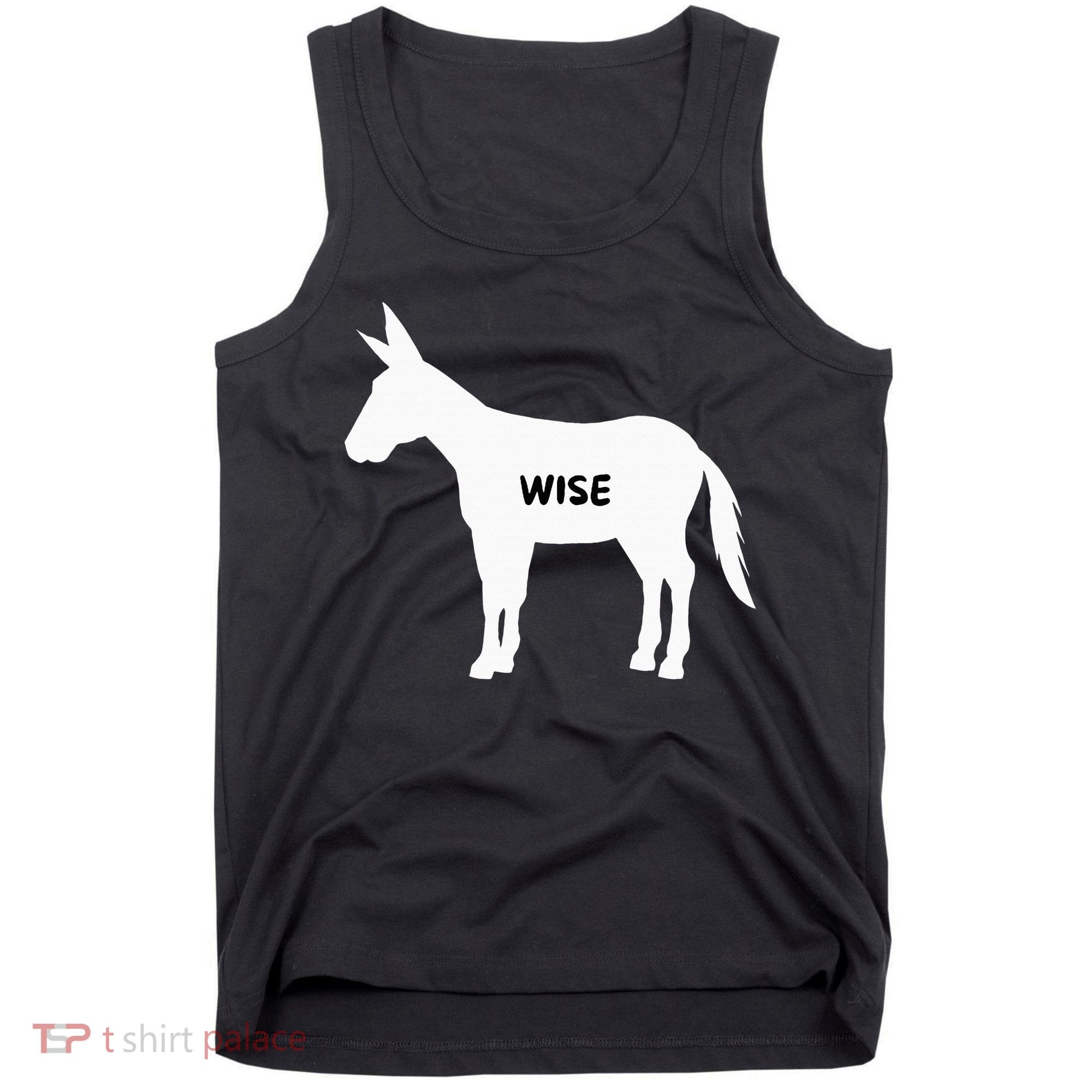 Funny Sarcastic Wise Donkey Lovers Tank Top