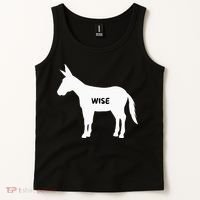 Funny Sarcastic Wise Donkey Lovers Tank Top thumb 2