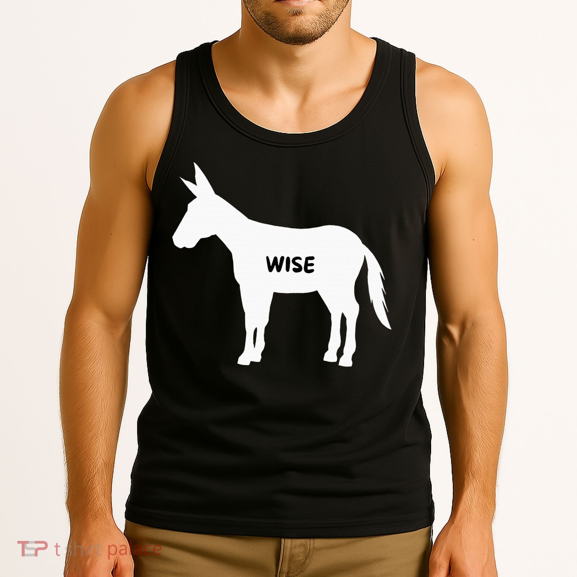 Funny Sarcastic Wise Donkey Lovers Tank Top