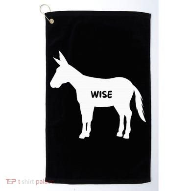 Funny Sarcastic Wise Donkey Lovers Golf Towel