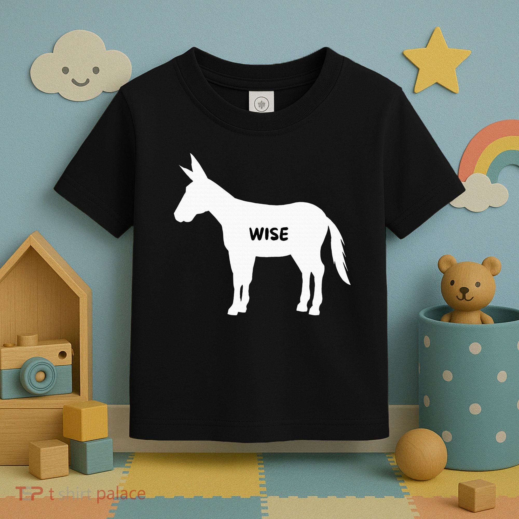 Funny Sarcastic Wise Donkey Lovers Toddler T-Shirt