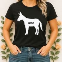 Funny Sarcastic Wise Donkey Lovers Women's T-Shirt thumb 2