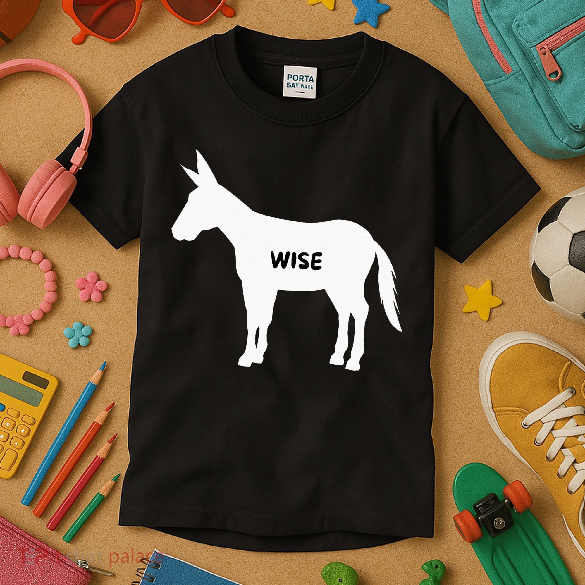 Funny Sarcastic Wise Donkey Lovers Kids T-Shirt