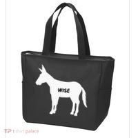 Funny Sarcastic Wise Donkey Lovers Tote Bag thumb 3