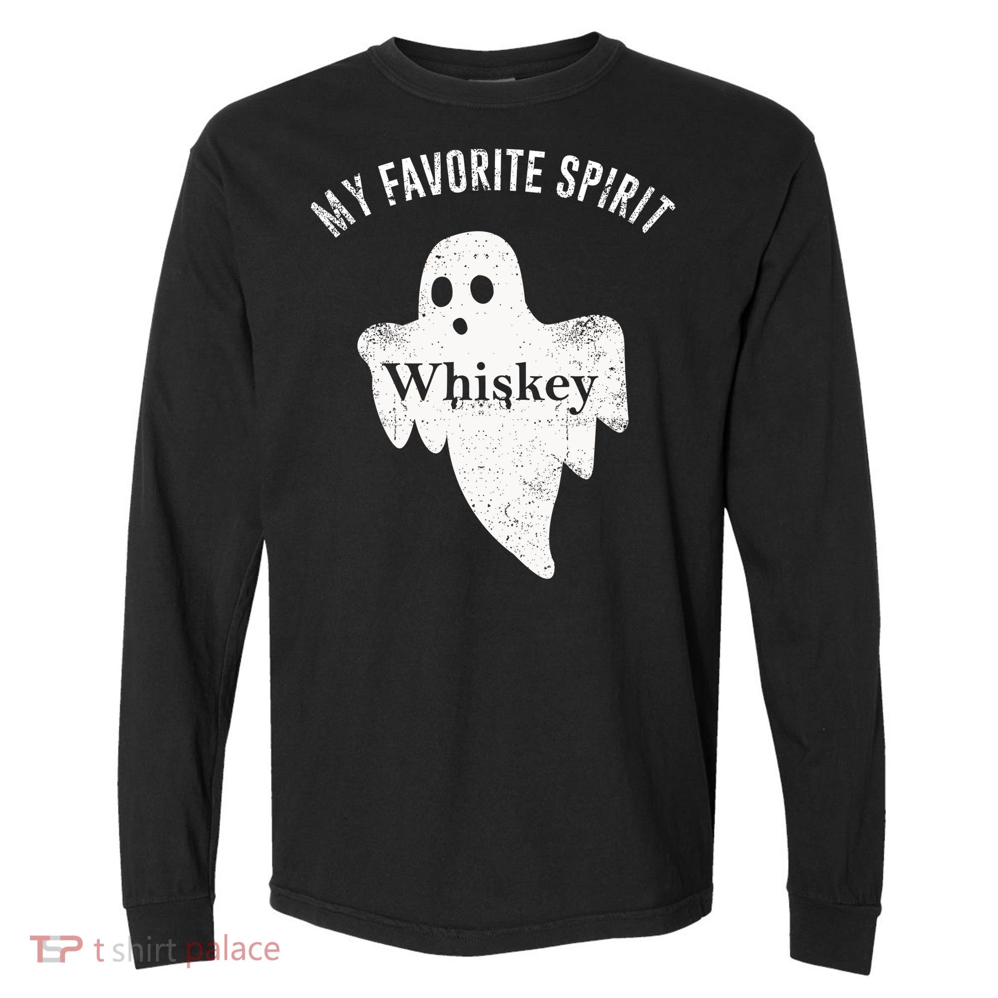 Favorite Spirit Whiskey Comfort Colors Heavyweight Long Sleeve T-Shirt