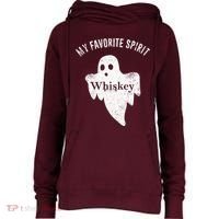 Favorite Spirit Whiskey Womens Funnel Neck Pullover Hood thumb 0