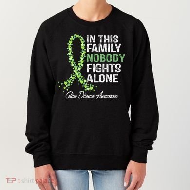 Family Support Warrior Fighter Celiac Disease Awareness Gift Women's Sweatshirt