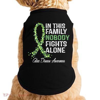 Family Support Warrior Fighter Celiac Disease Awareness Gift Doggie Tank