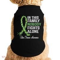 Family Support Warrior Fighter Celiac Disease Awareness Gift Doggie Tank thumb 0