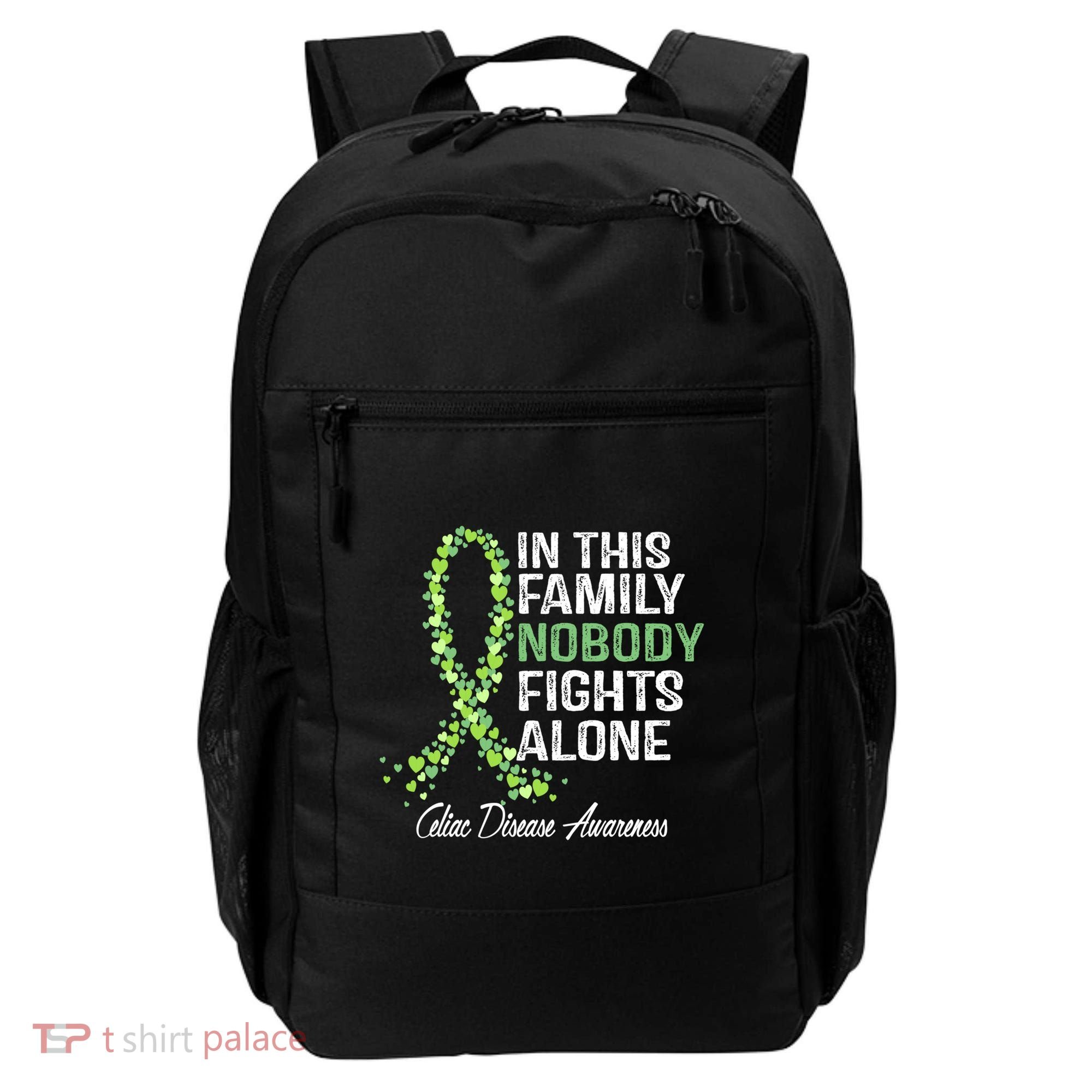 Family Support Warrior Fighter Celiac Disease Awareness Gift Backpack
