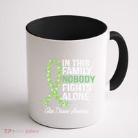 Family Support Warrior Fighter Celiac Disease Awareness Gift Coffee Mug thumb 1