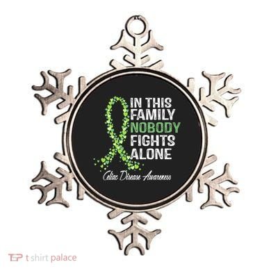 Family Support Warrior Fighter Celiac Disease Awareness Gift Ornament