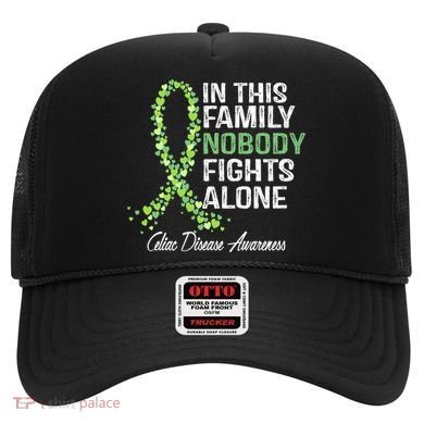 Family Support Warrior Fighter Celiac Disease Awareness Gift Hat