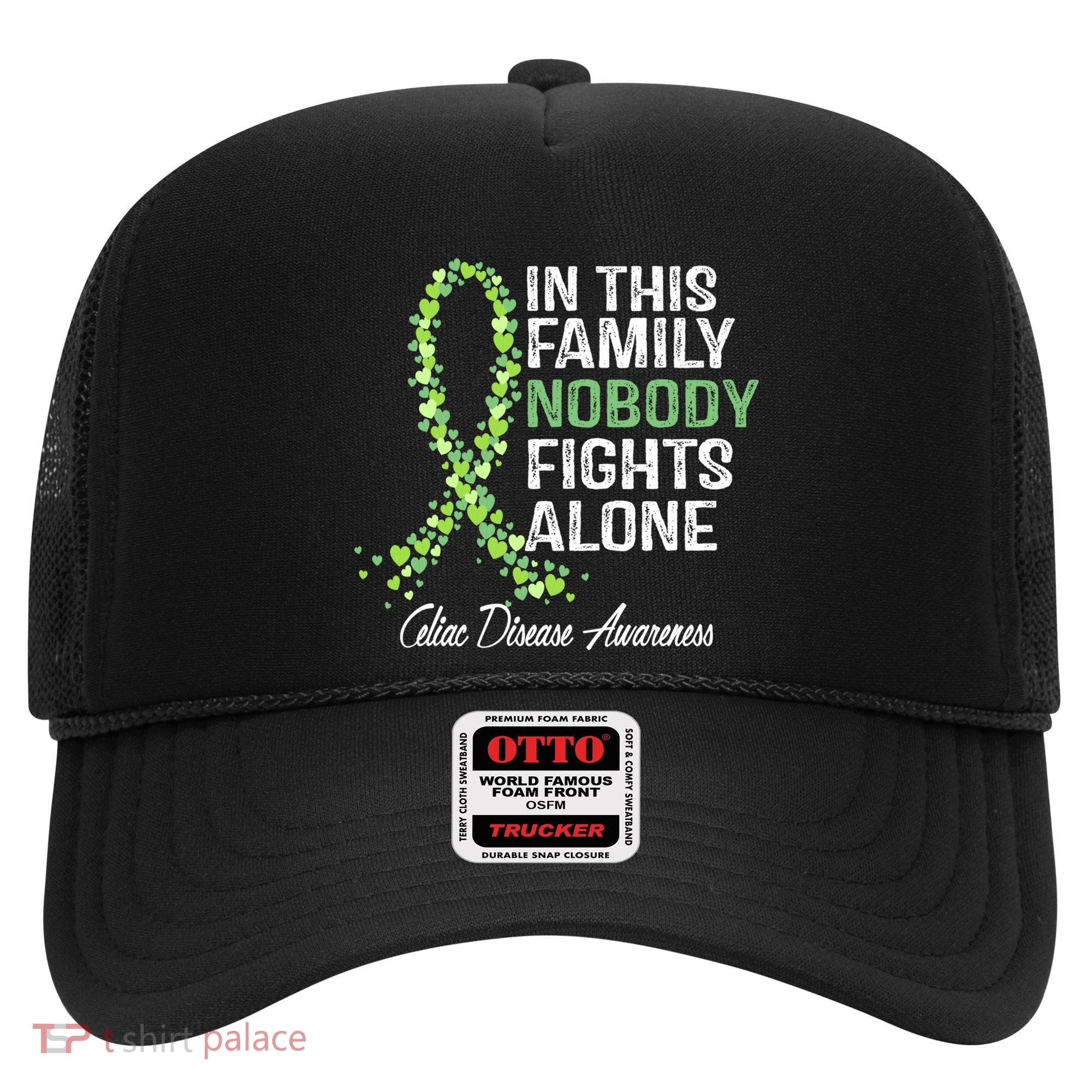 Family Support Warrior Fighter Celiac Disease Awareness Gift Hat