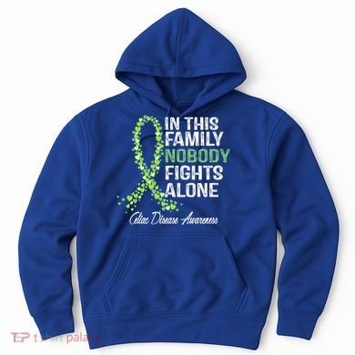 Family Support Warrior Fighter Celiac Disease Awareness Gift Hoodie