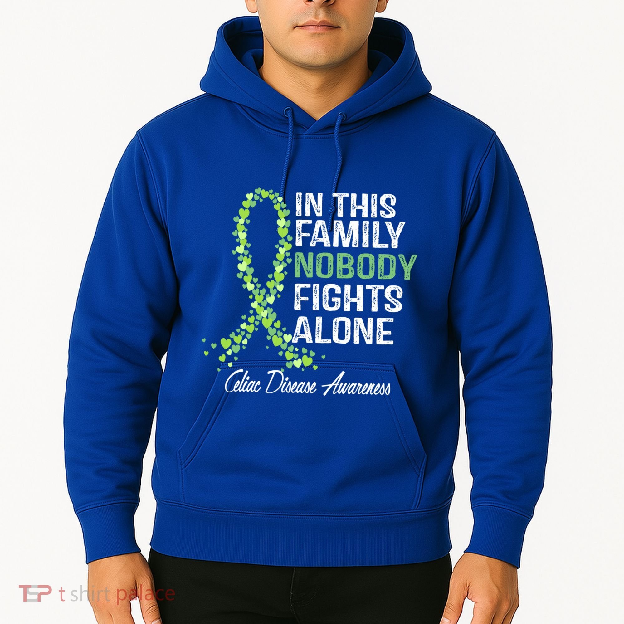 Family Support Warrior Fighter Celiac Disease Awareness Gift Hoodie