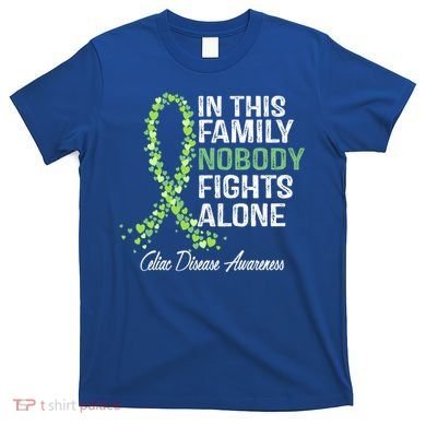 Family Support Warrior Fighter Celiac Disease Awareness Gift T-Shirt