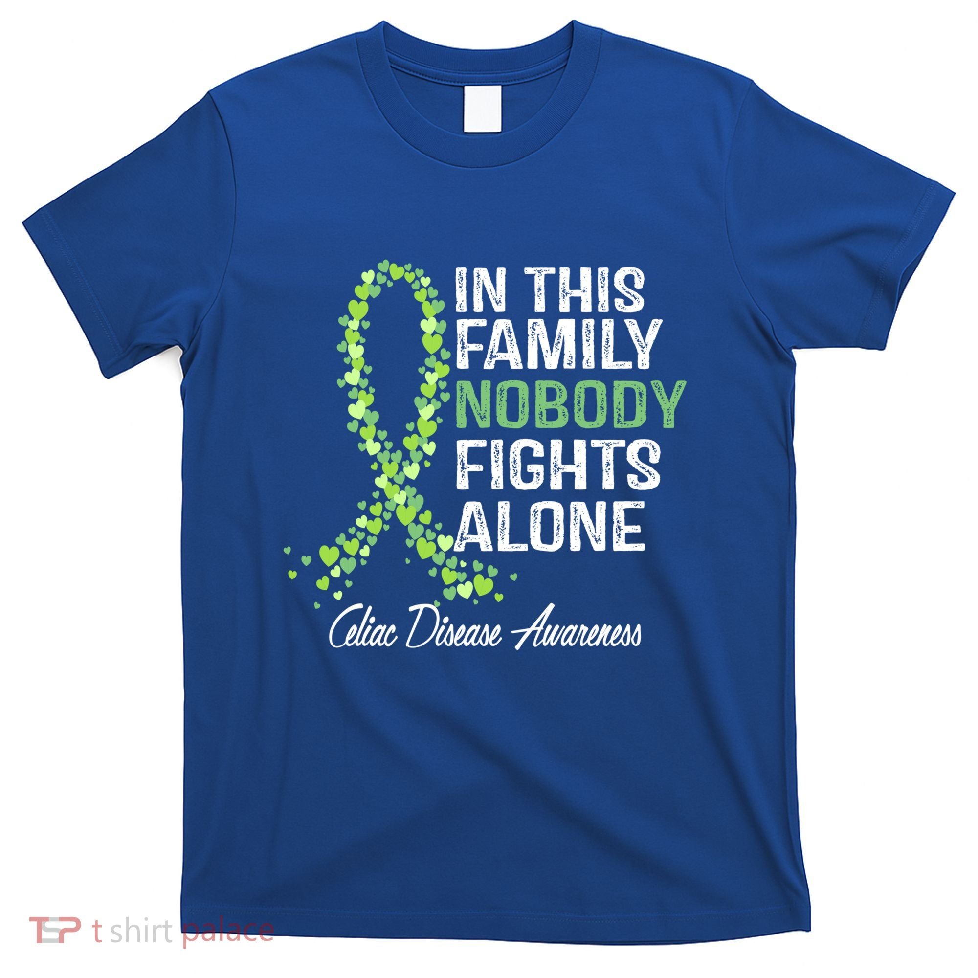 Family Support Warrior Fighter Celiac Disease Awareness Gift T-Shirt