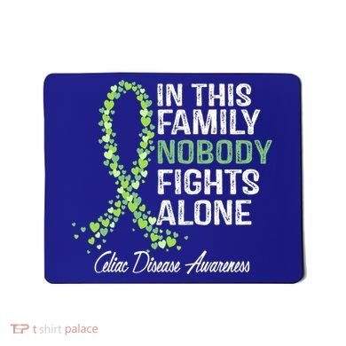 Family Support Warrior Fighter Celiac Disease Awareness Gift Mousepad