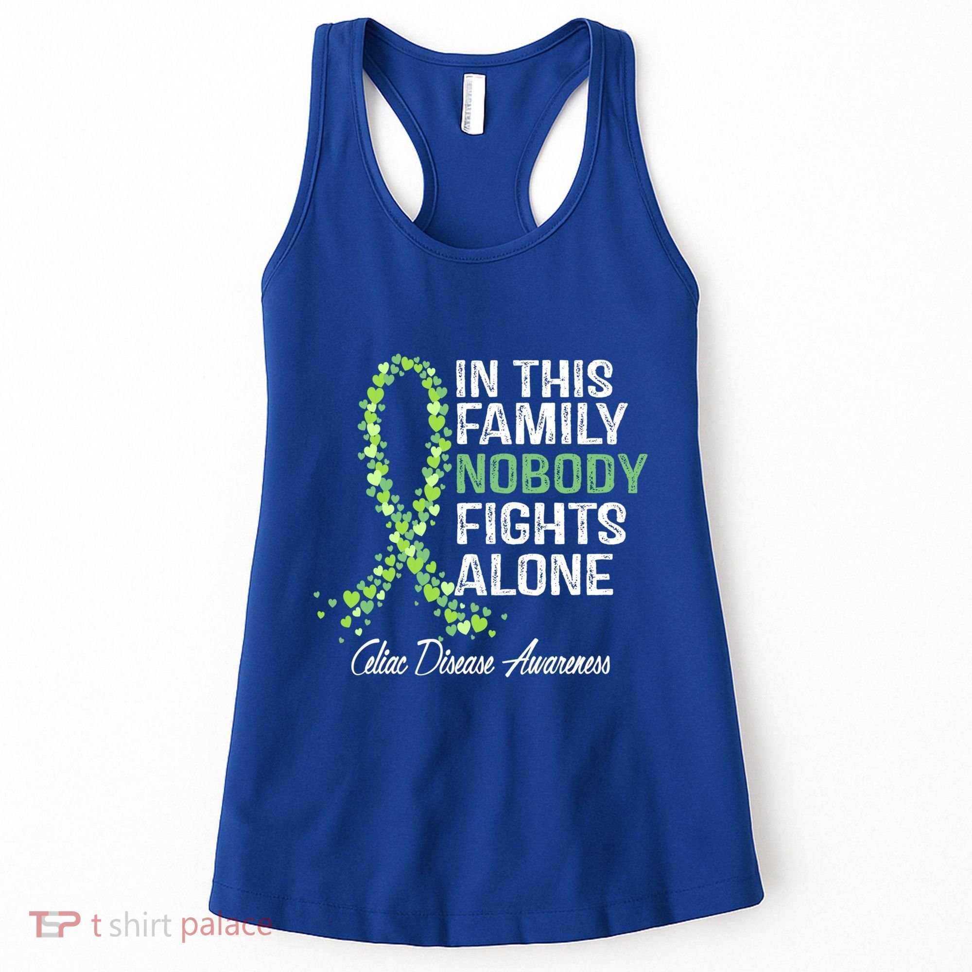 Family Support Warrior Fighter Celiac Disease Awareness Gift Women's Tank Top