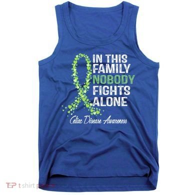 Family Support Warrior Fighter Celiac Disease Awareness Gift Tank Top