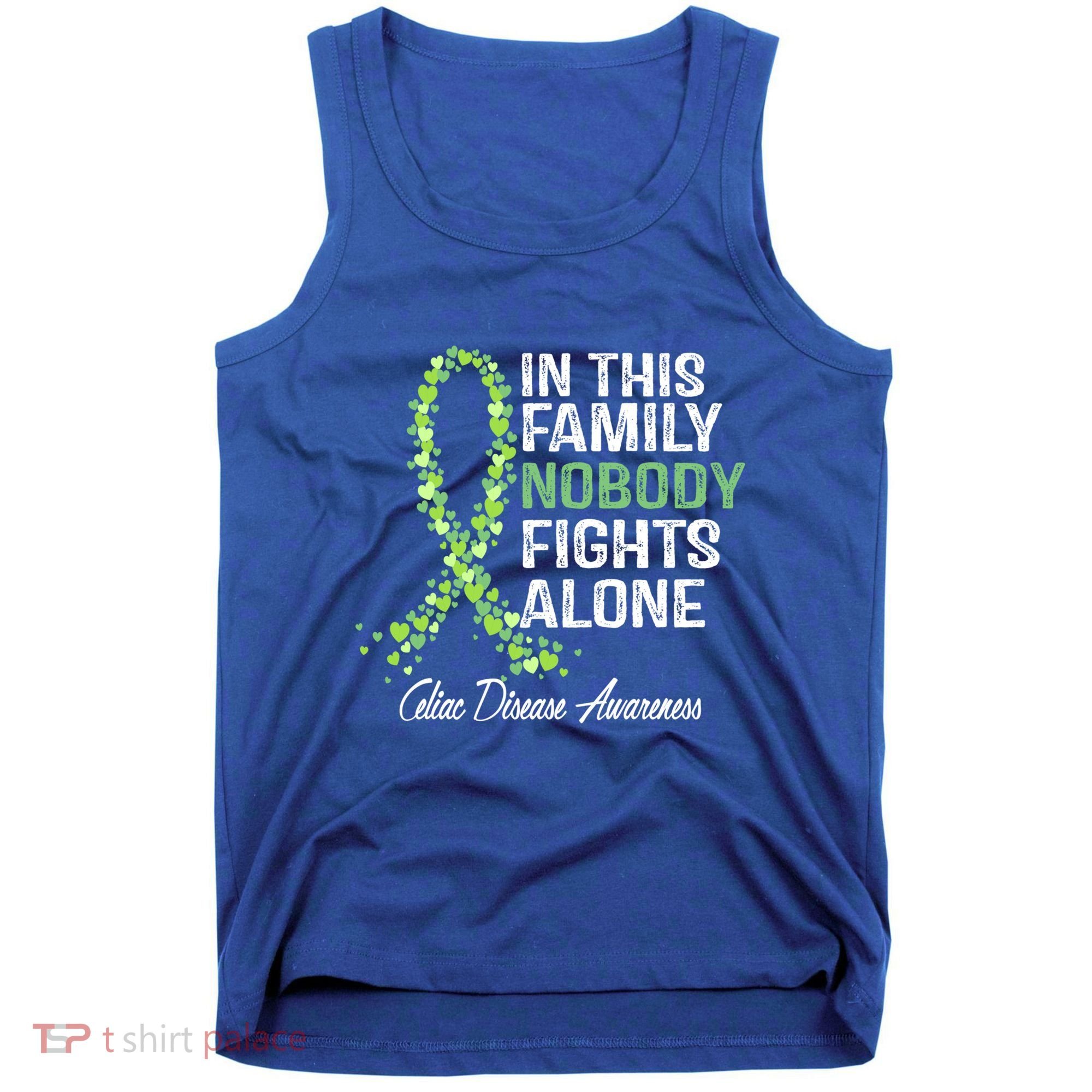 Family Support Warrior Fighter Celiac Disease Awareness Gift Tank Top