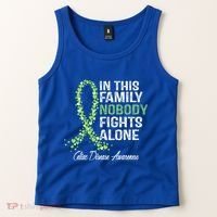 Family Support Warrior Fighter Celiac Disease Awareness Gift Tank Top thumb 2